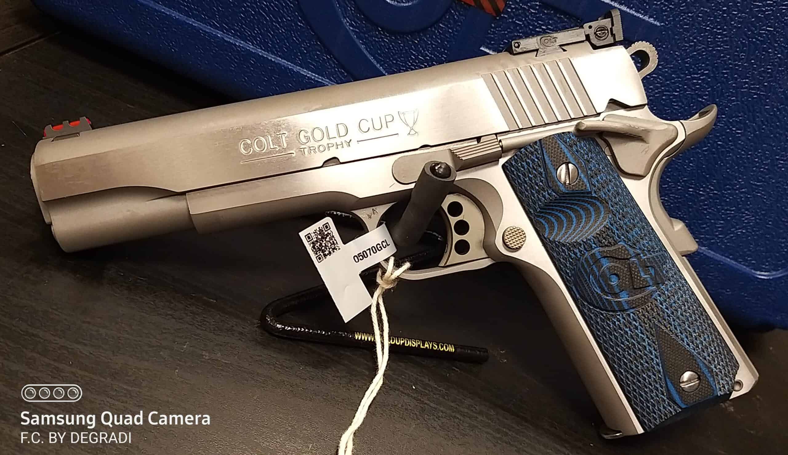 Vintage .45 Automatic Handgun HAT Pin Pins Spilla Calibro 45 - Foto 3